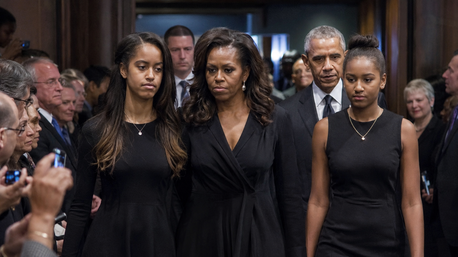 image showing staff who had worked with the Obamas for years